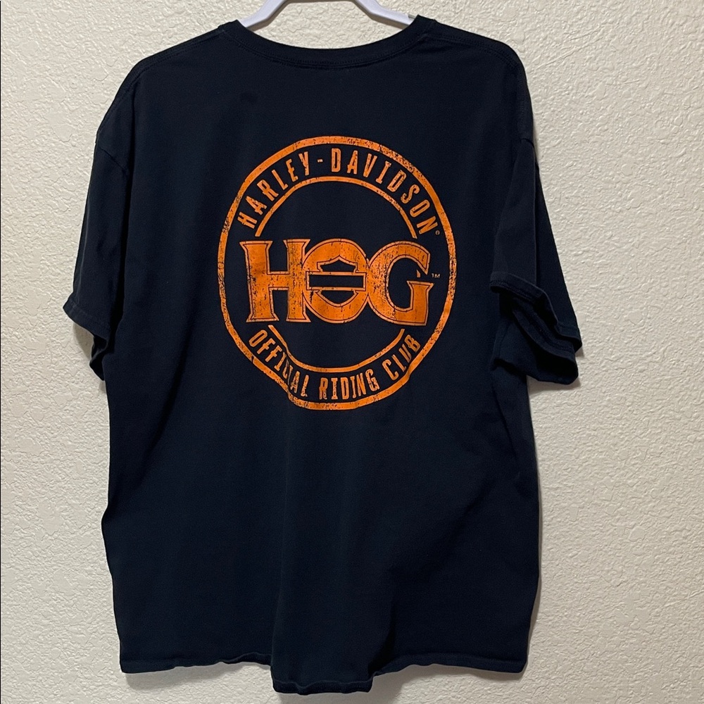 Harley-Davidson HOG Men's Black Short Sleeve Tee. Good Condition. Size 2XL.